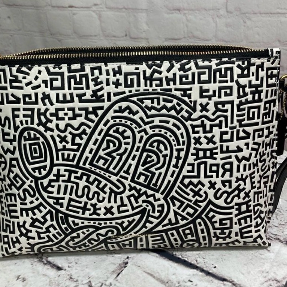 Disney Mickey Mouse X Keith Haring Academy Pouch Limited edition NWT